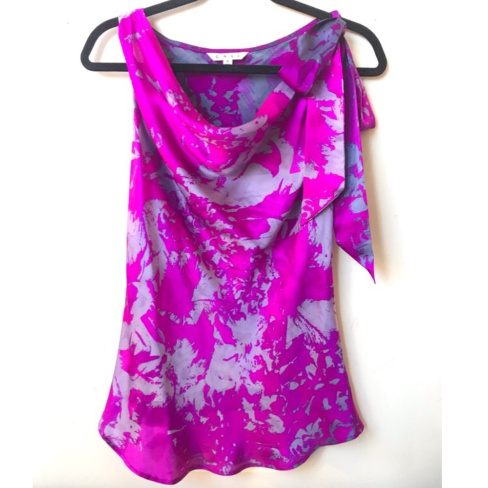 CAbi Fushia Silk Tank